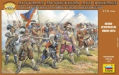 Zvezda figurky - rakouští mušketýři a pikemenci (1:72)
