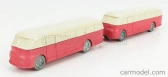 Officina-942 Fiat 666rn Bus Con Rimorchio Viberti Parigi 1946 1:76 Ružový krém