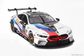Minichamps BMW radu 8 M8 Gte Team Bmw Motorsport Mission 8 N 1 Racing 2019 1:18 Biela modrá červená čierna