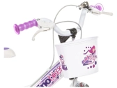 DINO Bikes - Dětské kolo 12" Fairy bílé
