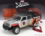 Jada Jeep Gladiator Pick-up 2021 - With X-men Figure 1:32 Silver
