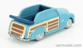Officina-942 Fiat 1100 E Cabriolet Open Venilia Carrozzeria Savio 1949 1:76 Světle Modré Dřevo