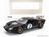 Norev Ford usa Gt40 Mkii 7.0l V8 Team Shelby American Inc. N 2 Winner 24h Le Mans 1966 B.mclaren - C.amon 1:43 Černá Stříbrná