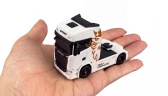 RC licencovaná Scania 730 S s návesom, GYRO, driftovacia, proporcionálny pohon 4x4, 1:64 RTR, biela