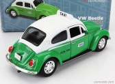 Welly Volkswagen Beetle Maggiolino Taxi Mexico 1969 - Damage Card Box 1:38 Zelená Bílá