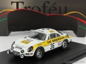 Trofeu Renault Alpine A110 N 36 Rally Rac Lombard 1971 N.hollier - M.broad 1:43 Bielo žltá