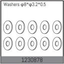 1230878 - 8*3.2*0.5 Washers (10)