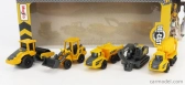 Maisto Volvo Set 5x Movimento Terra Scraper Excavator Truck 1:87 žlto-čierna