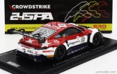 Spark-model Porsche 911 992 Gt3 R Team Gmg Racing N 132 24h Spa 2023 K.wadhington - J.sofronas - P.long - J.bleekemolen 1:43 Červená Biela Modrá