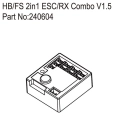 HBP240604 - Rx/ESC HB/FS Combo V1.5, konektor XT30