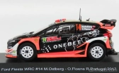 Minipartes Ford england Fiesta Wrc N 14 Rally Portugal 2017 M.ostberg - O.floene 1:43 Černá Oranžová Zlatá