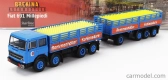 Brekina plast Fiat 691 Truck Millepiedi Rommenholler Kohlensaure 1970 1:87 Modrá čierna žltá