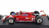 Brumm Ferrari F1  126ck Turbo N 27 Italy Gp 1981 Gilles Villeneuve - With Driver Figure 1:43 Red