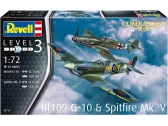 Revell Messerschmitt Bf109G-10, Spitfire Mk.V (1:72) (set)
