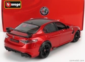 Bburago Alfa romeo Giulia Gtam 2020 1:18 Rosso Gta - Red Met