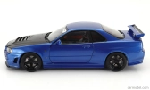 Autoart Nissan Skyline Gt-r (r34) Z-tune 2002 1:18 Bayside Blue Carbon