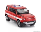 Bburago Land rover New Defender 110 Vigili Del Fuoco 2022 1:43 Červená Bílá