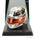 Spark-model Bell helmet Casco Helmet F1 Lewis Hamilton World Champion Team Amg Petronas W09 N 44 4th Mexico Gp 2018 1:5 Bílá Černá Červená