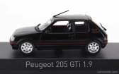Norev Peugeot 205 1.9 Gti 1992 - With Pts Decals 1:43 Black