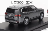 LCD model Toyota Land Cruiser Lc300-zx 2022 1:64 sivá