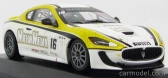 Minichamps Maserati Granturismo Mc Gt4 Coupe N 16 Trofeo Granturismo Mc 2010 Necchi 1:43 bielo žltá