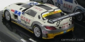 Minichamps Mercedes benz Sls Amg Gt3 N 22 24h Nurburgring 2012 Graf - Jager - Roloff - Seyffarth 1:43 Bielo-sivá
