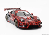 Ixo-models Porsche 911 991-2 Gt3 R Team Pfaff Motorsport N 9 Gtd Pro Class 24h Daytona 2022 F.nasr - M.campbell - M.jaminet 1:18 Červená čierna strieborná