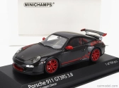 Minichamps Porsche 911 997-2 Gt3 Rs 3.8 Coupe 2009 - Red Wheels 1:43 Grey