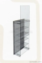 Atlantic Vetrina display box Espositore - For 5 Cars 1/18 Lungh.lenght Cm 36.8 X Largh.width Cm 12.5 X Alt.height Cm 70.0 (altezza Utile Tra I Ripiani Cm 12.0 Inner Height Among Shelves) 1:18 Plastový Displej