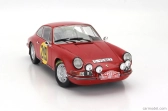 Modely v mierke Matrix Porsche 911s 2.0l Coupe N 219 3rd Rally Montecarlo 1967 Vic Elford - David Stone 1:18 Red