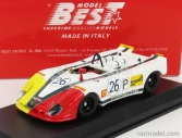 Najlepší model Porsche 908/2 Flunder Spider N 26 Targa Florio 1970 G.larrousse - R.lins 1:43 Biela červená žltá
