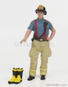 American diorama Figures Firefighters - Getting Ready 1:24 Modrá Bílá