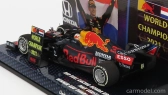 Minichamps Red bull F1 Rb16b Honda Ra620h Team Aston Martin N 33 Winner Abu Dhabi Gp With Pit Board World Champion 2021 Max Verstappen 1:43 Matná modrá žltá červená