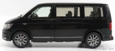 Nzg Volkswagen T6 Multivan Highline Minibus 2017 1:18 Black