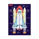Mudpuppy Puzzle Shuttle 48 dielikov