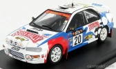 Trofeu Subaru Impreza Wrx (nočná verzia) N 20 Rally Safari 1999 H.miyoshi - E.osawa 1:43 Biela červená svetlomodrá