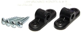 2623 Upevňovací konzola 5mm 2ks Černá
