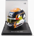 Spark-model Bell helmet F1  Casco Helmet At04 Team Alpha Tauri N 21 Season 2023 Nyck De Vries 1:5 Černá Bílá Žlutá