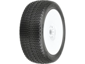 Kolesá Pro-Line 3,3", pneumatiky Buck Shot S3 Buggy, disk H17 biely (2)