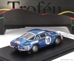 Trofeu Renault Alpine A110 1300 N 18 3rd Rally Montecarlo 1970 Jean Pierre Nicolas - Claude Roure 1:43 Blue