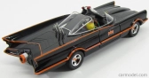 Jada Batman Batmobile 1966 - Classic Tv Series With Figures Batman And Robin 1:24 Černá Červená
