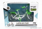 Golden wheel models Bicicletta Lady Classic Bicycle 1:10 Zelená Bílá