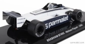 Edicola Brabham F1  Bt49c Parmalat Racing Team N 5 World Champion Season 1981 Nelson Piquet - Con Vetrina - With Showcase 1:24 Bílá Modrá