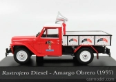 Edicola Rastrojero Dinfia Diesel Amargo Obrero Pick-up 1955 1:43 červená biela