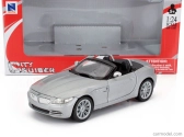 Newray BMW Z4 Spider Cabriolet Open 2009 1:24 Silver