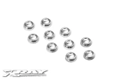 Hliníkové kužeľové podložky 3x6x2,0 mm (10 ks)