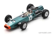 Spark-model BRM F1 P261 N 12 Winner Monaco Gp 1966 Jackie Stewart 1:18 Zelená s oranžovou