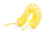 Krútená hadica na benzín 5x3 mm žltá