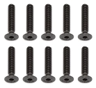 Imbusové skrutky so zápustnou hlavou M4x20 mm FHCS, 10 ks
