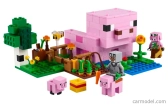 Lego Accessories Lego Minecraft - The Baby Pig House - 238 Pezzi - 238 Pcs Různé